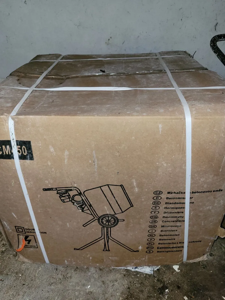 Cement Mixer 240v New Unused - Image 2