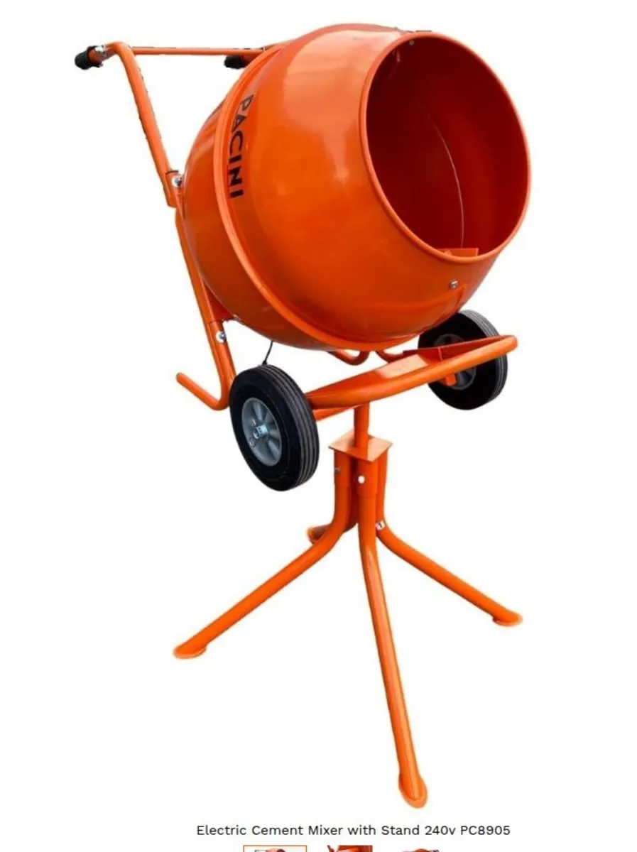 Cement Mixer 240v New Unused - Image 1