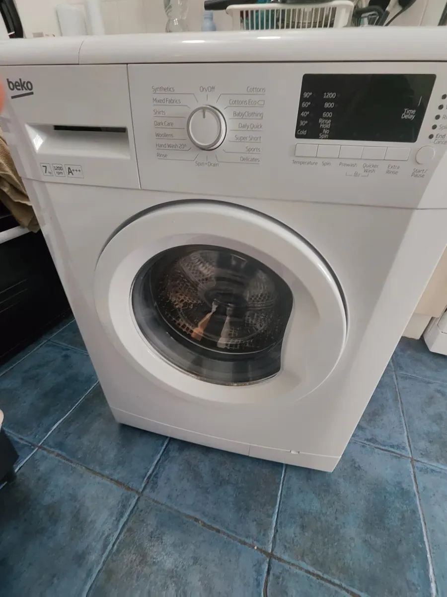 BEKO WMB71233W Washing Machine (7kg, 1200rpm, Whit - Image 2