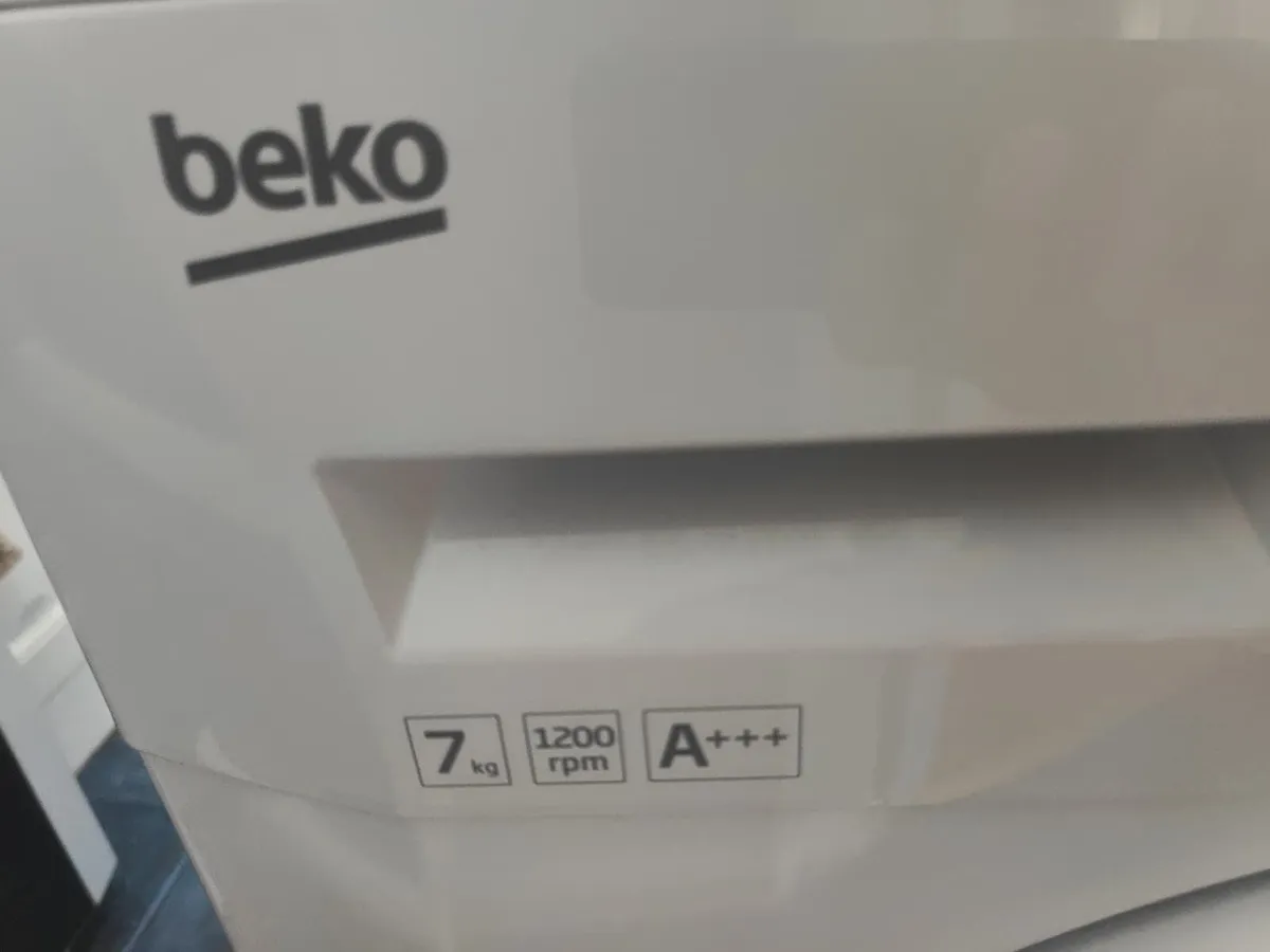 BEKO WMB71233W Washing Machine (7kg, 1200rpm, Whit - Image 4