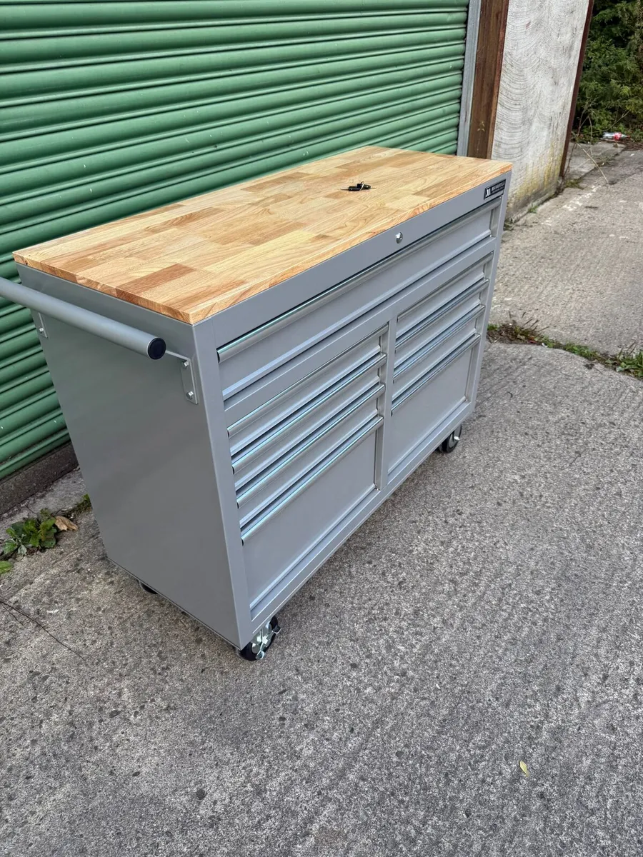 Manarola 46” 9 Drawer Toolchest Cabinet on Wheels - Image 3
