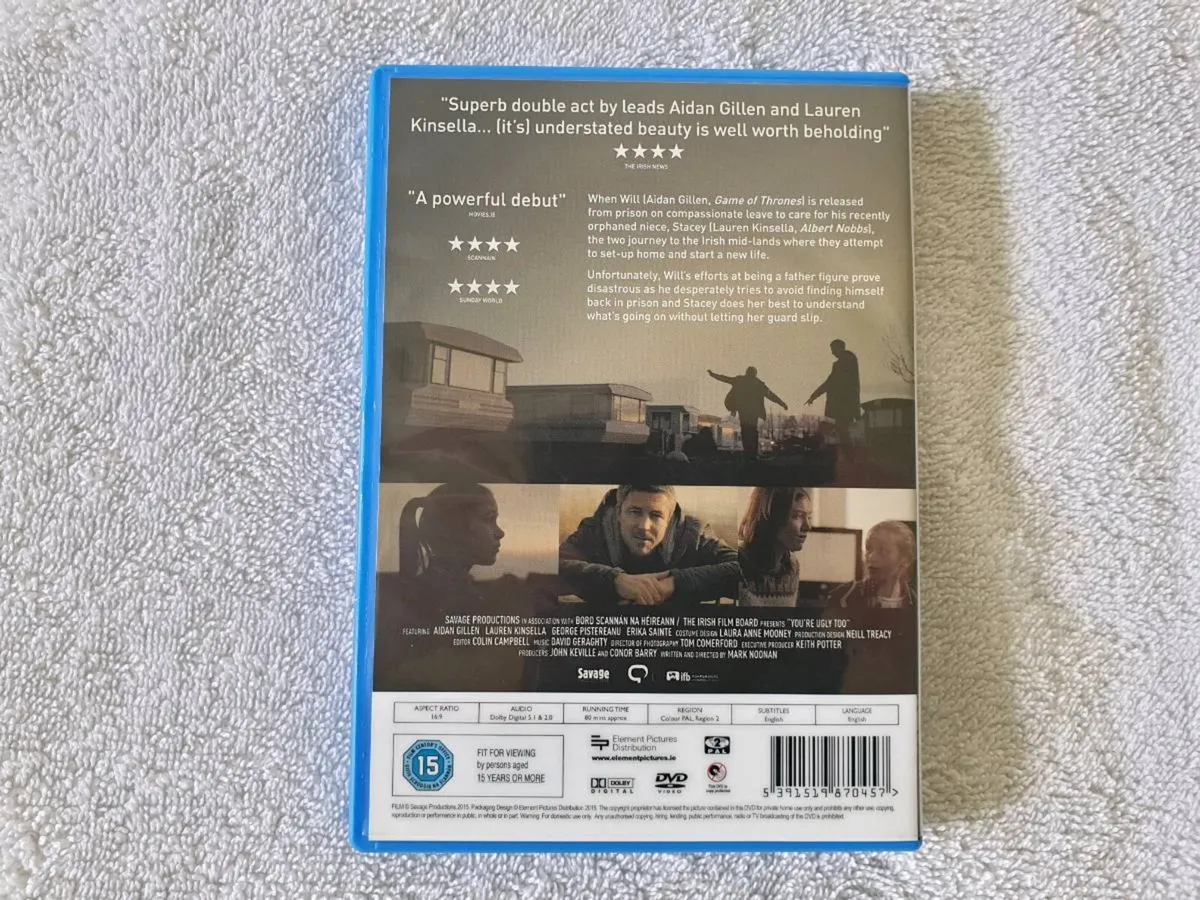 You're Ugly Too 2015 Mark Noonan DVD Aidan Gillen - Image 3