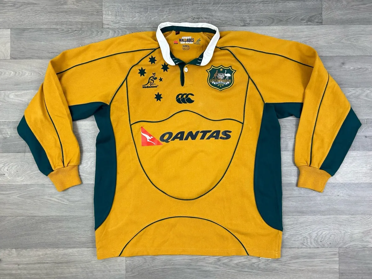 Vintage 2007 Australia Wallabies Rugby Jersey L - Image 1