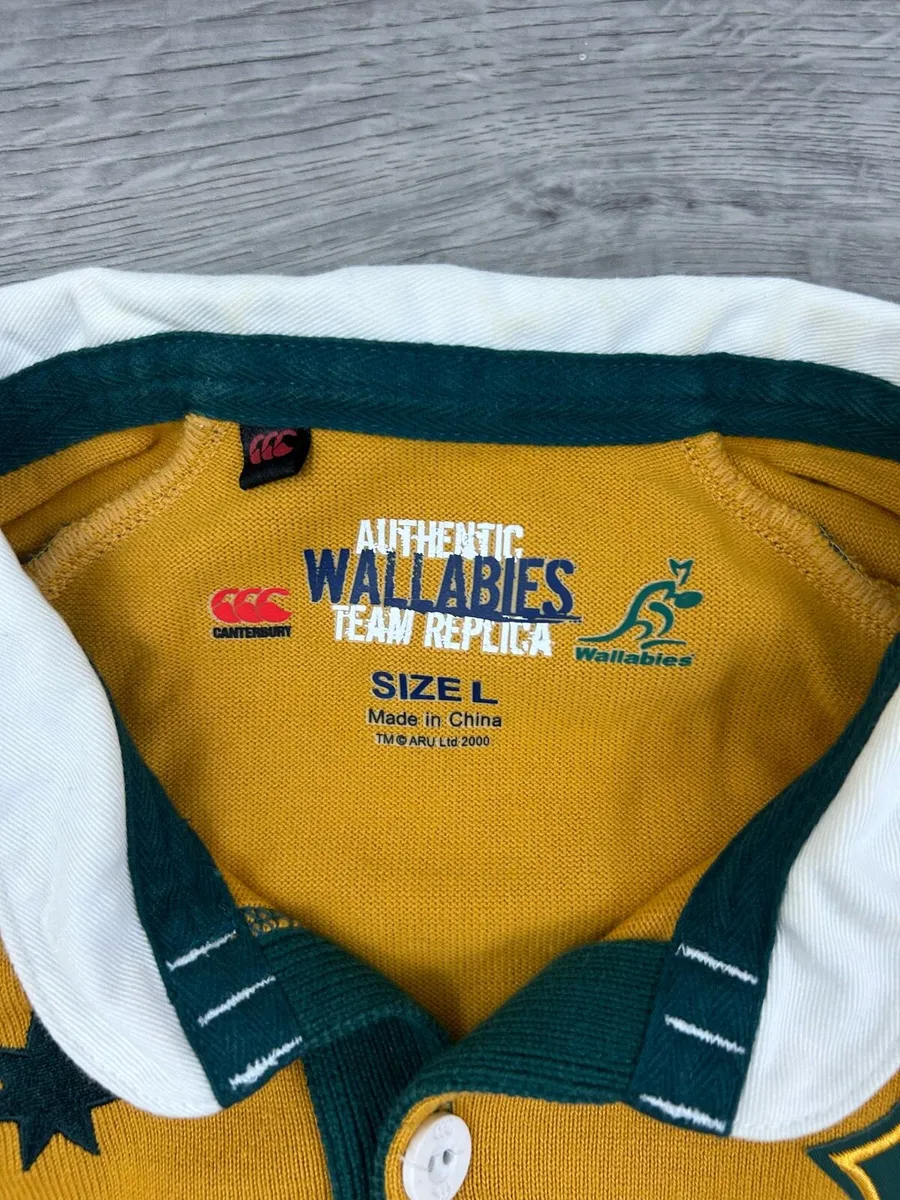 Vintage 2007 Australia Wallabies Rugby Jersey L - Image 4