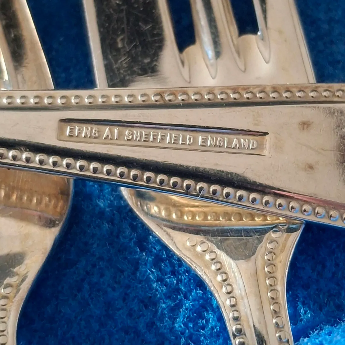 Vintage A1 Silverplate Cake Forks - Image 3