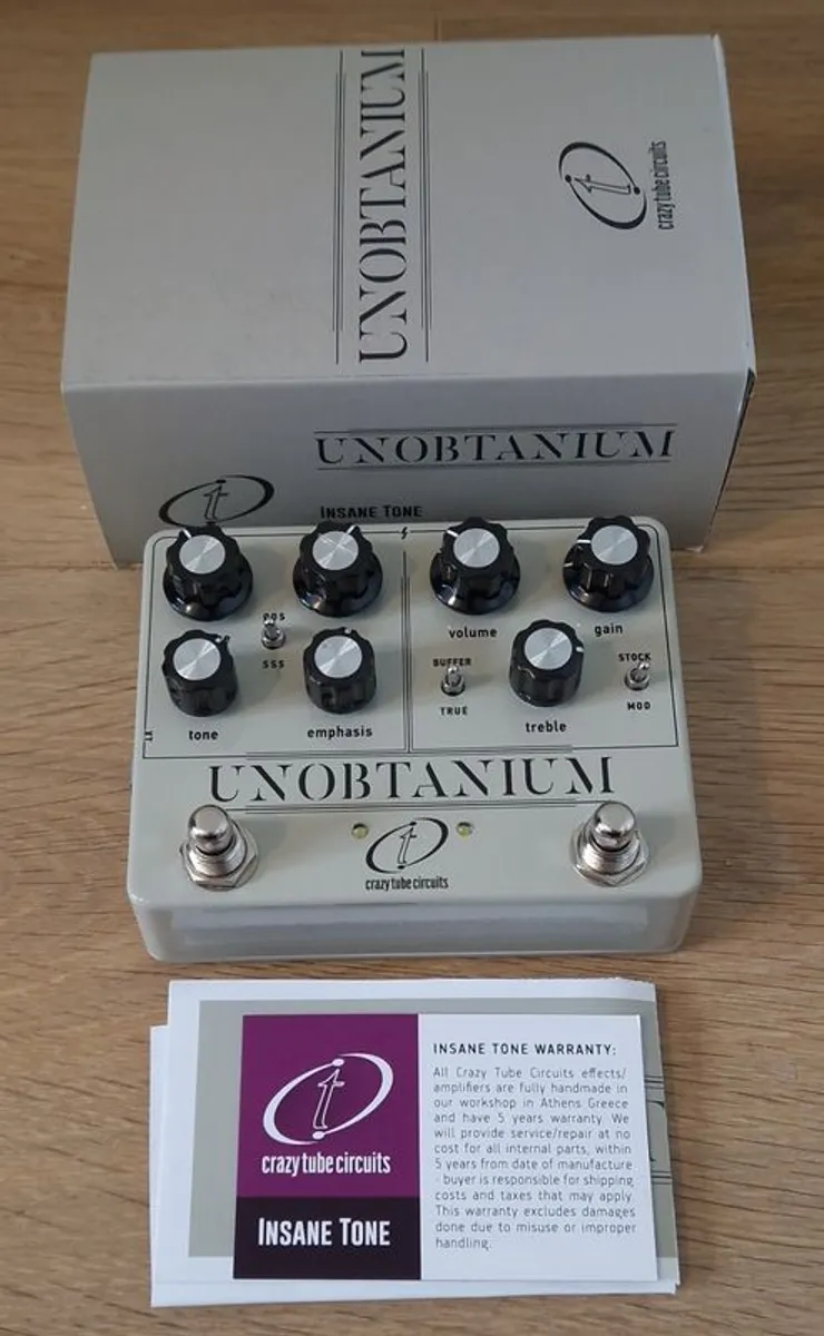 Crazy Tube Circuits Unobtanium Pedal - Image 1