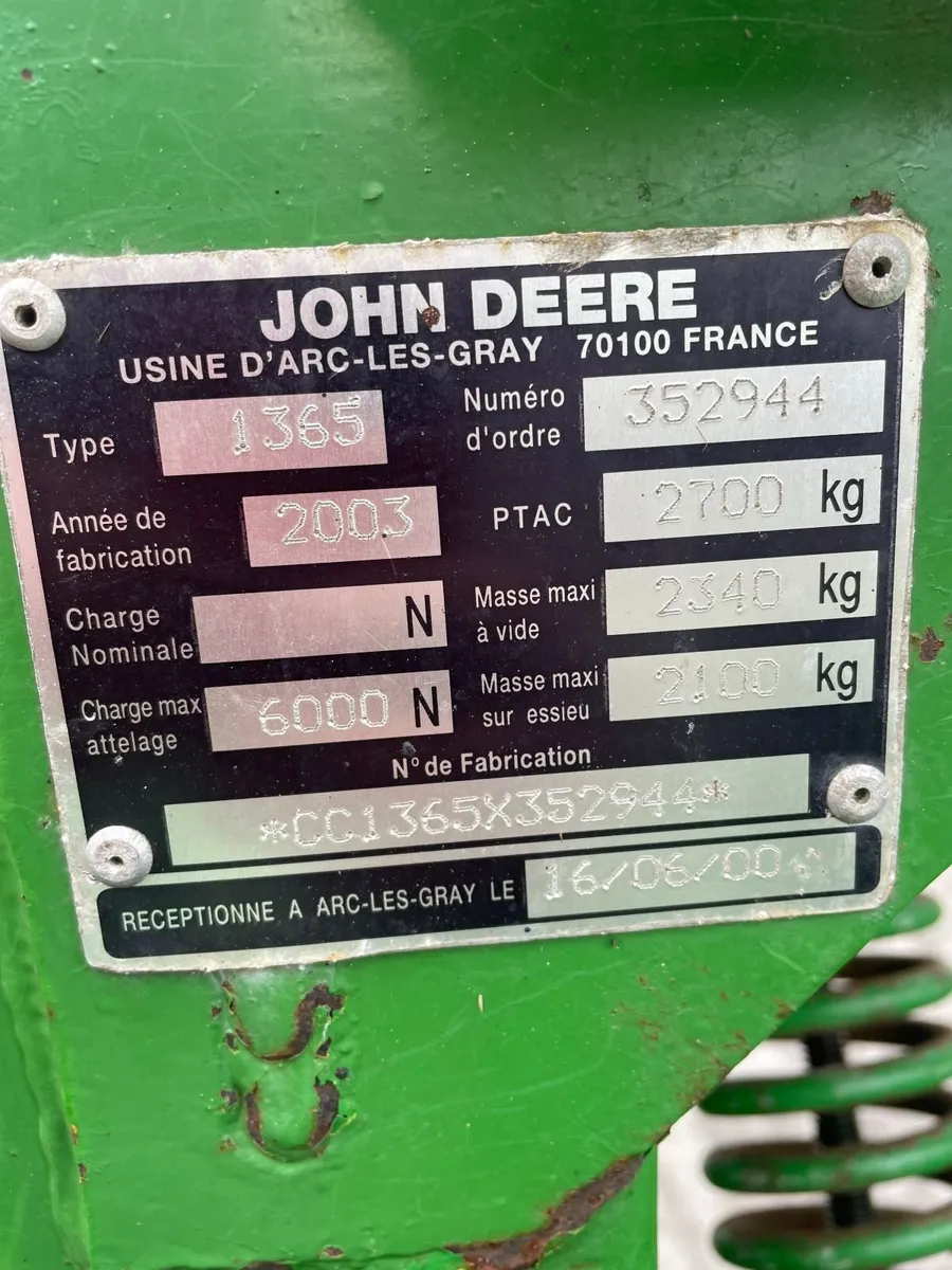 John Deere 1365 mower - Image 3