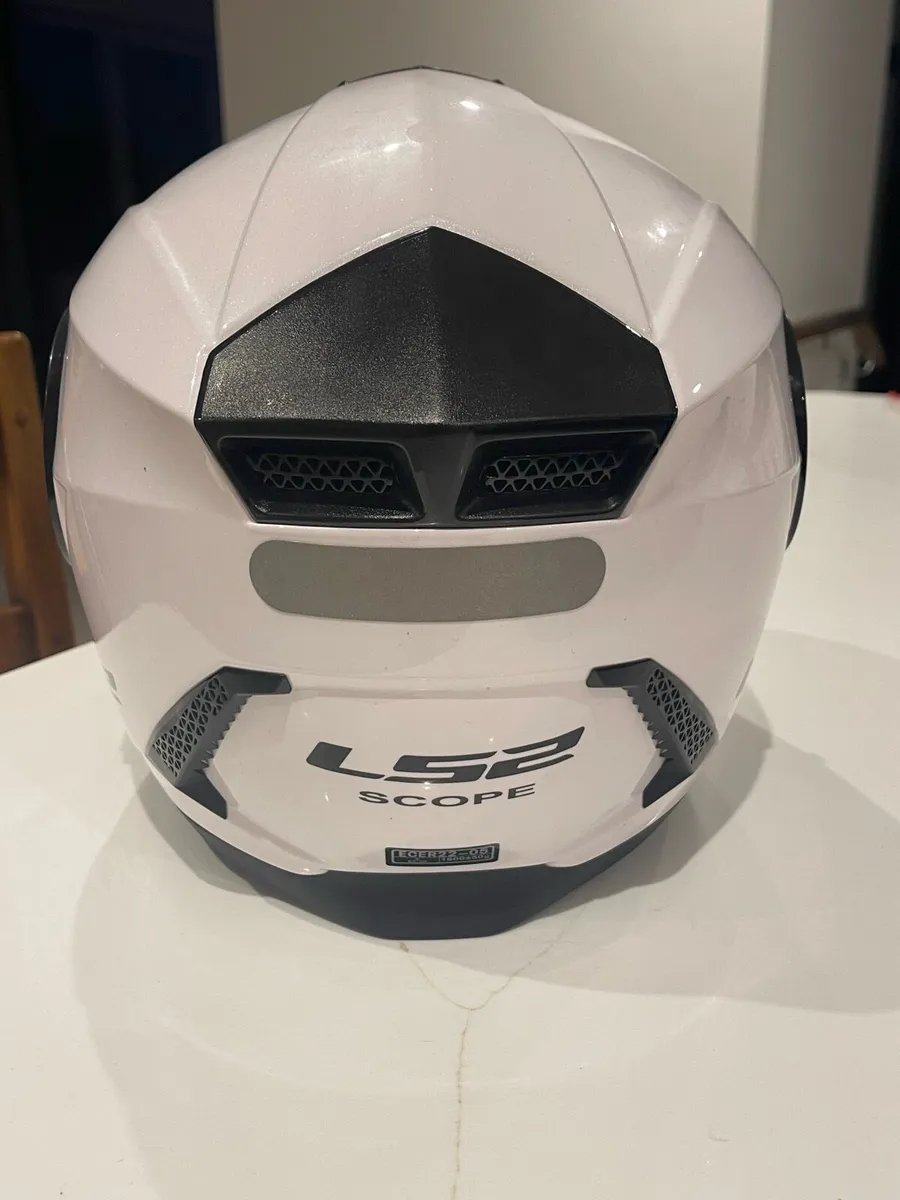 LS2 Scope modular flip up motorcycle helmet small - Image 4
