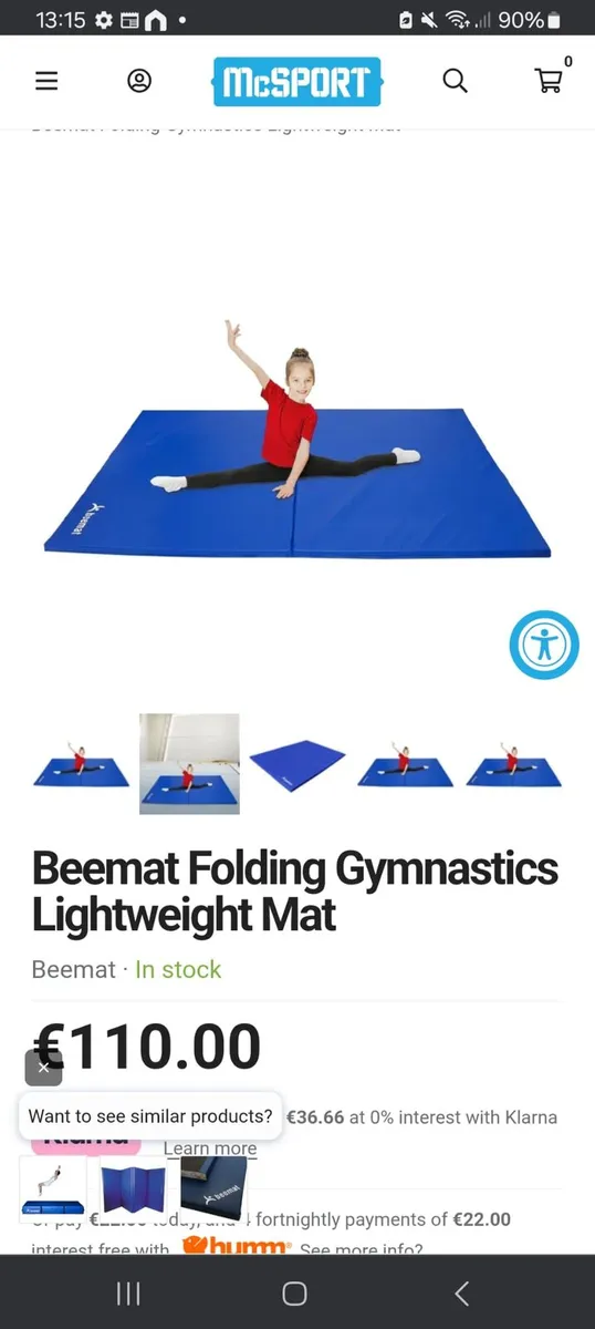 Scooter, gym mat, balamce beam - Image 1