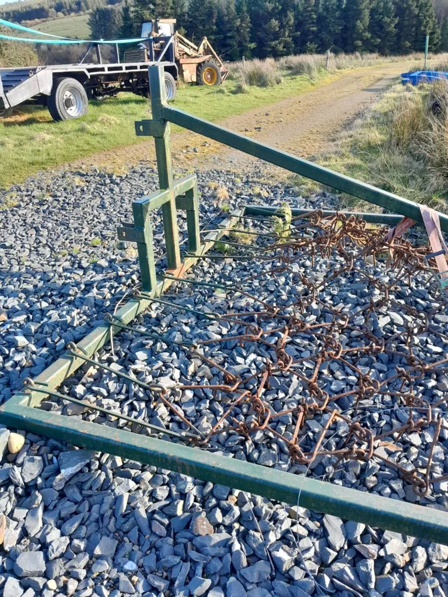 Heavy duty grass harrow - Image 2