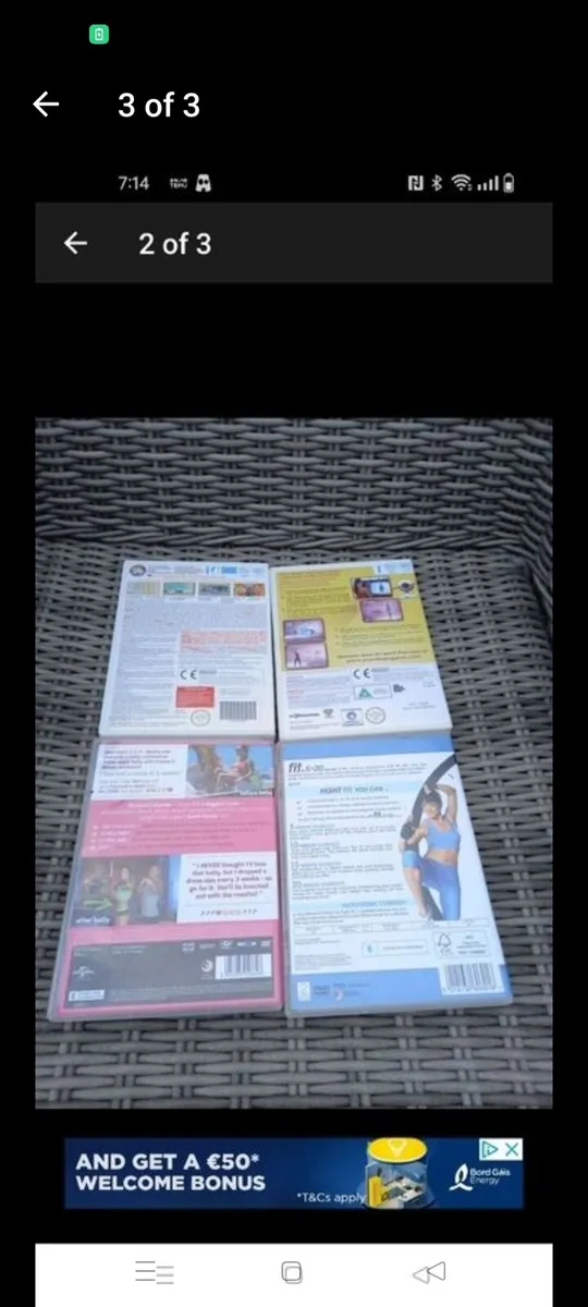 Fitness DVDs all great condition
2. Are Wii fit.
C - Image 2