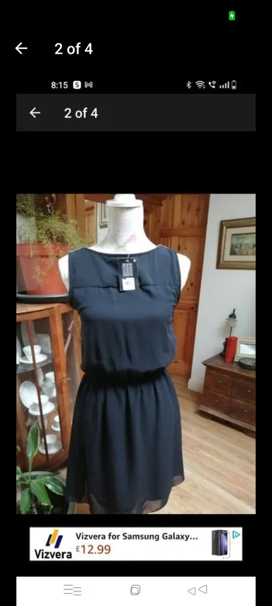 Ladies Black dress new with tags size 10 
With ela - Image 2