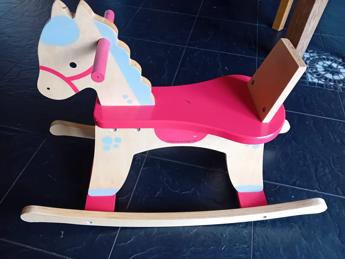 Wooden Rocking Horse - Image 1