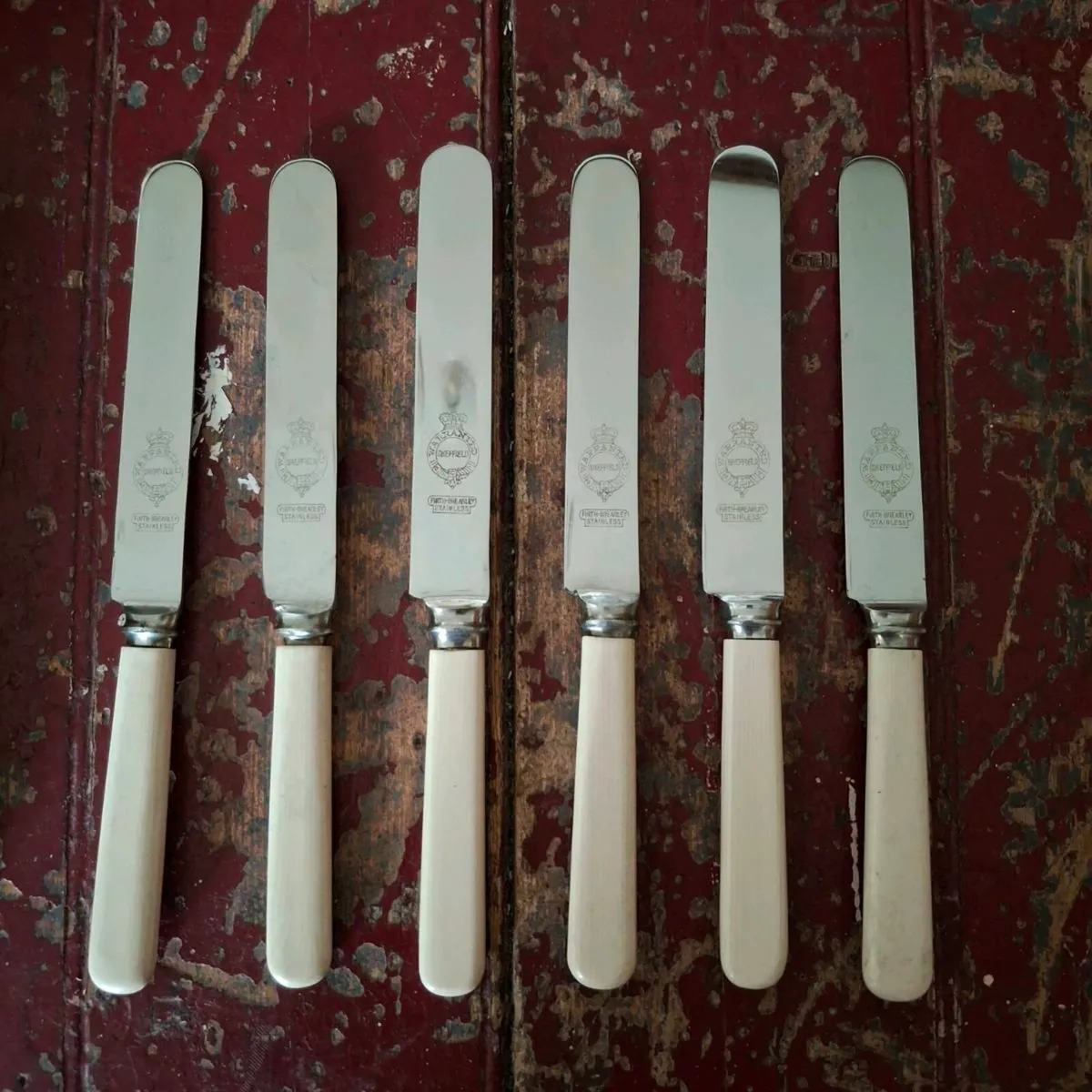 Firth Brearley Butter Knives - Image 1