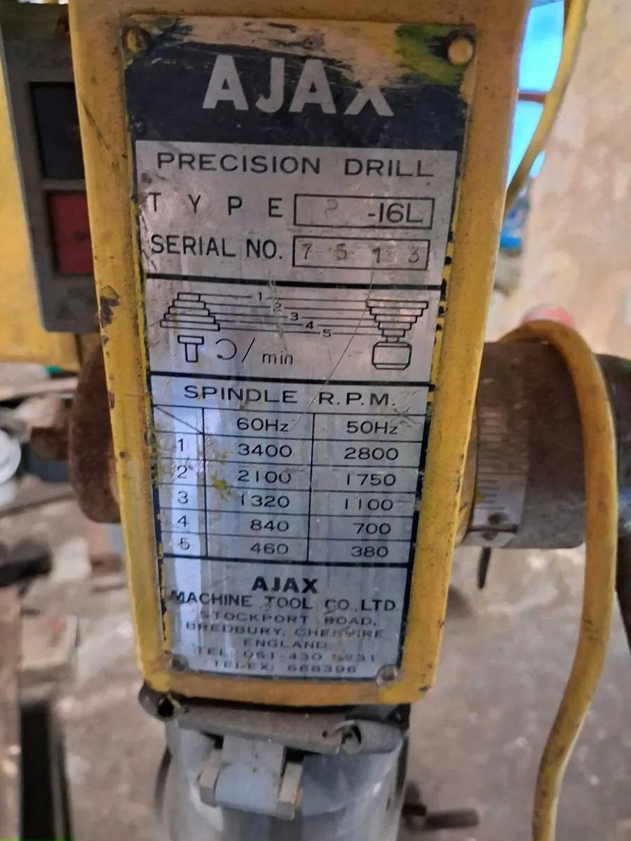 Ajax Floor Standing Pillar Drill - Image 4