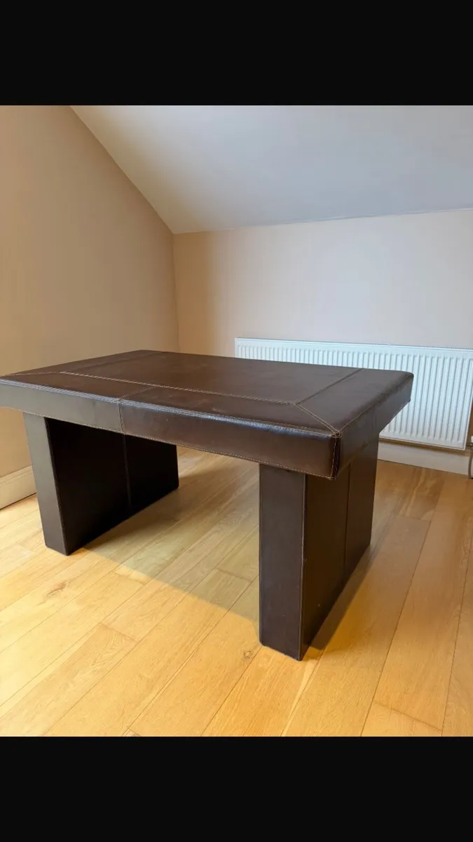 Leather Table & Blanket boxes - Image 2