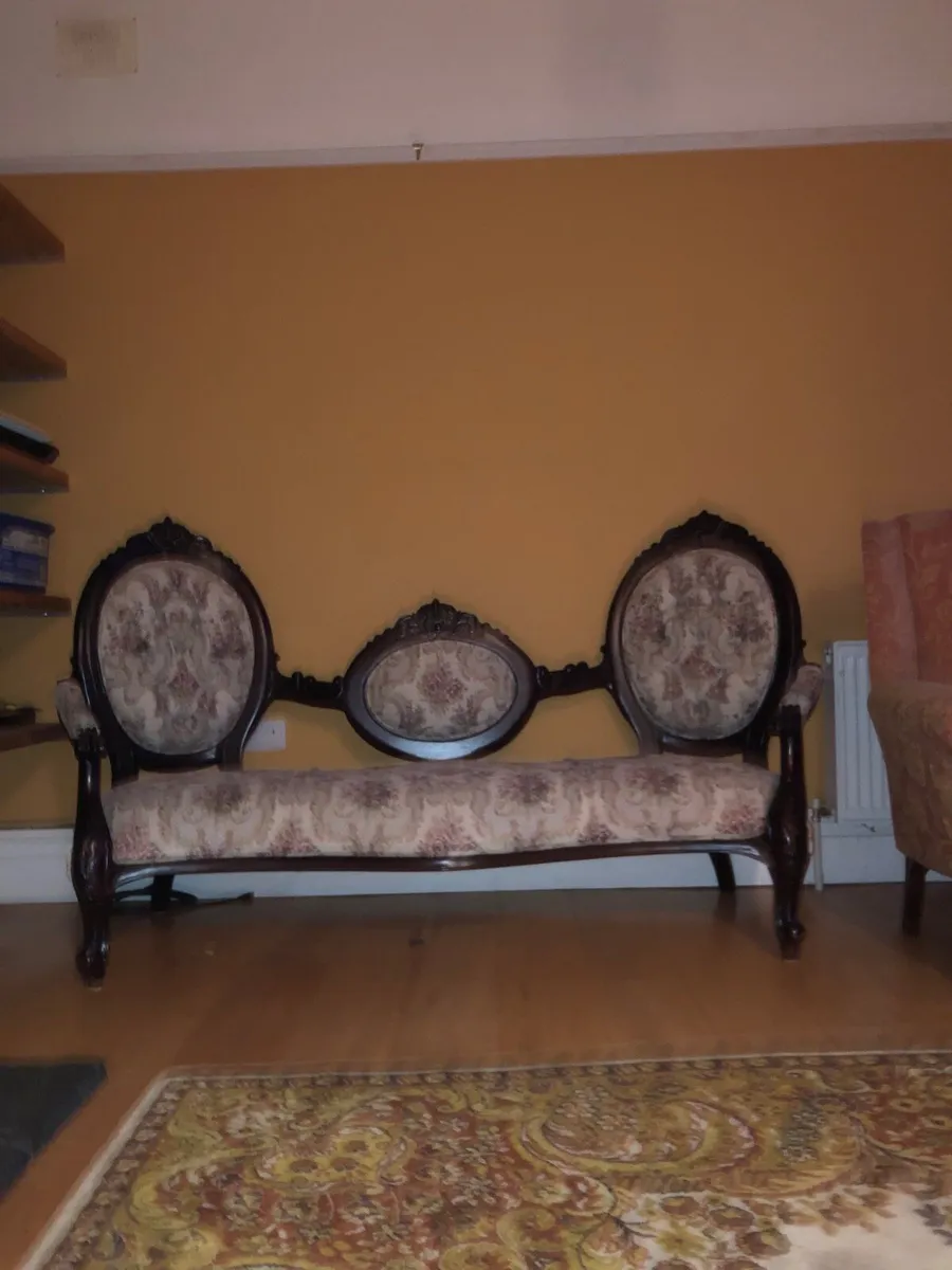 Antique sofa set - Image 2