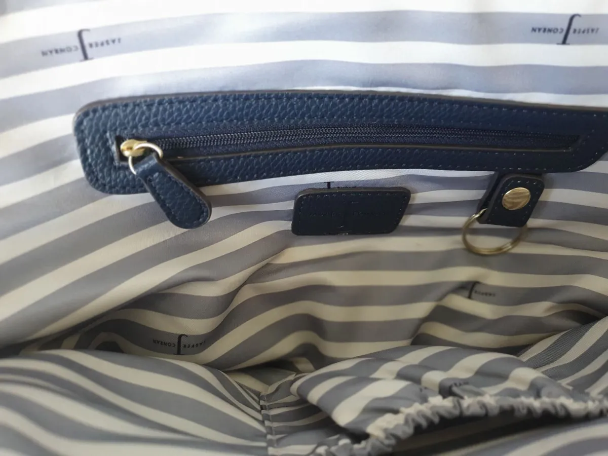 Jasper Conran navy tote vag - Image 2