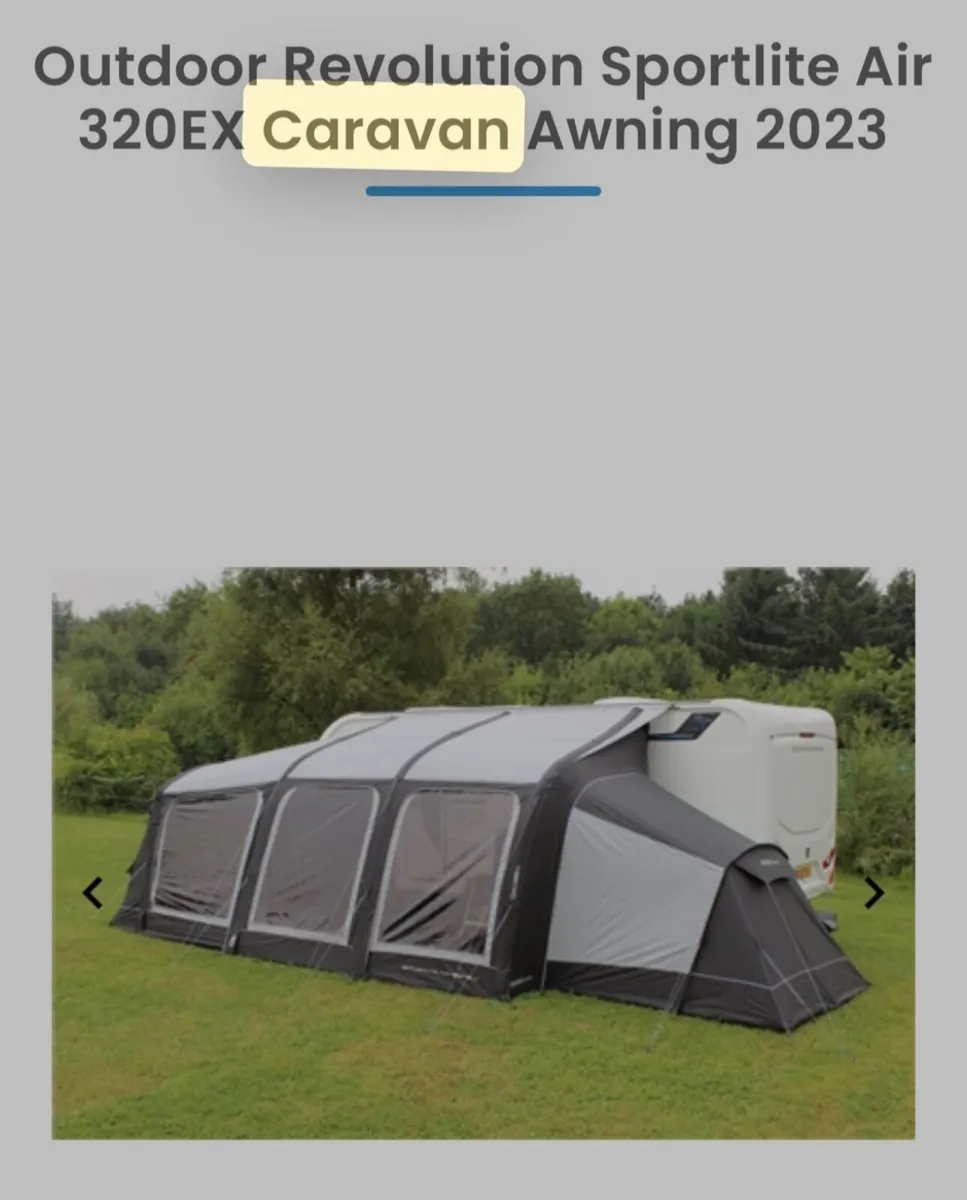 Caravan & new air awning - Image 2
