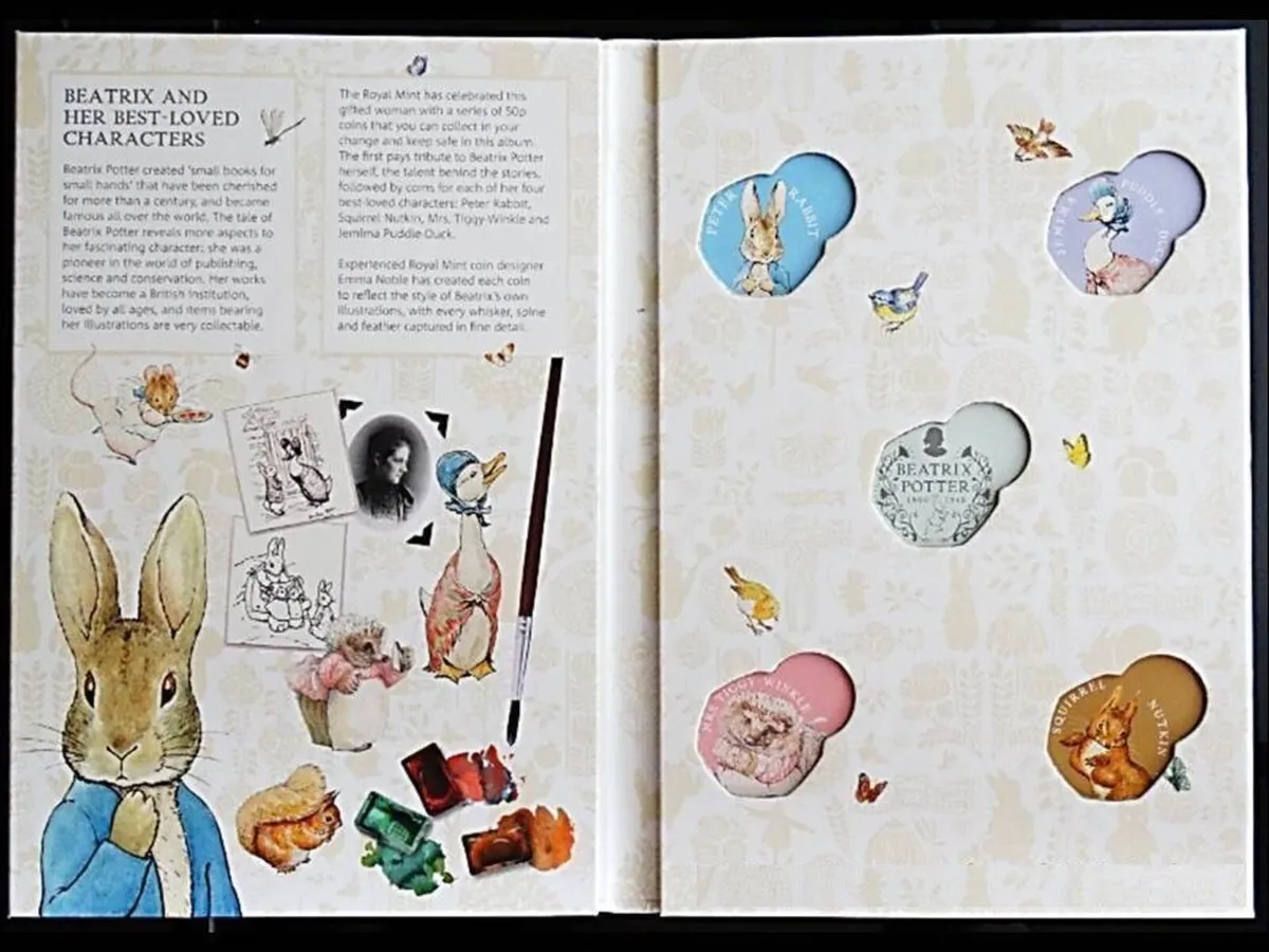Beatrix Potter collectors album, Free Post - Image 4
