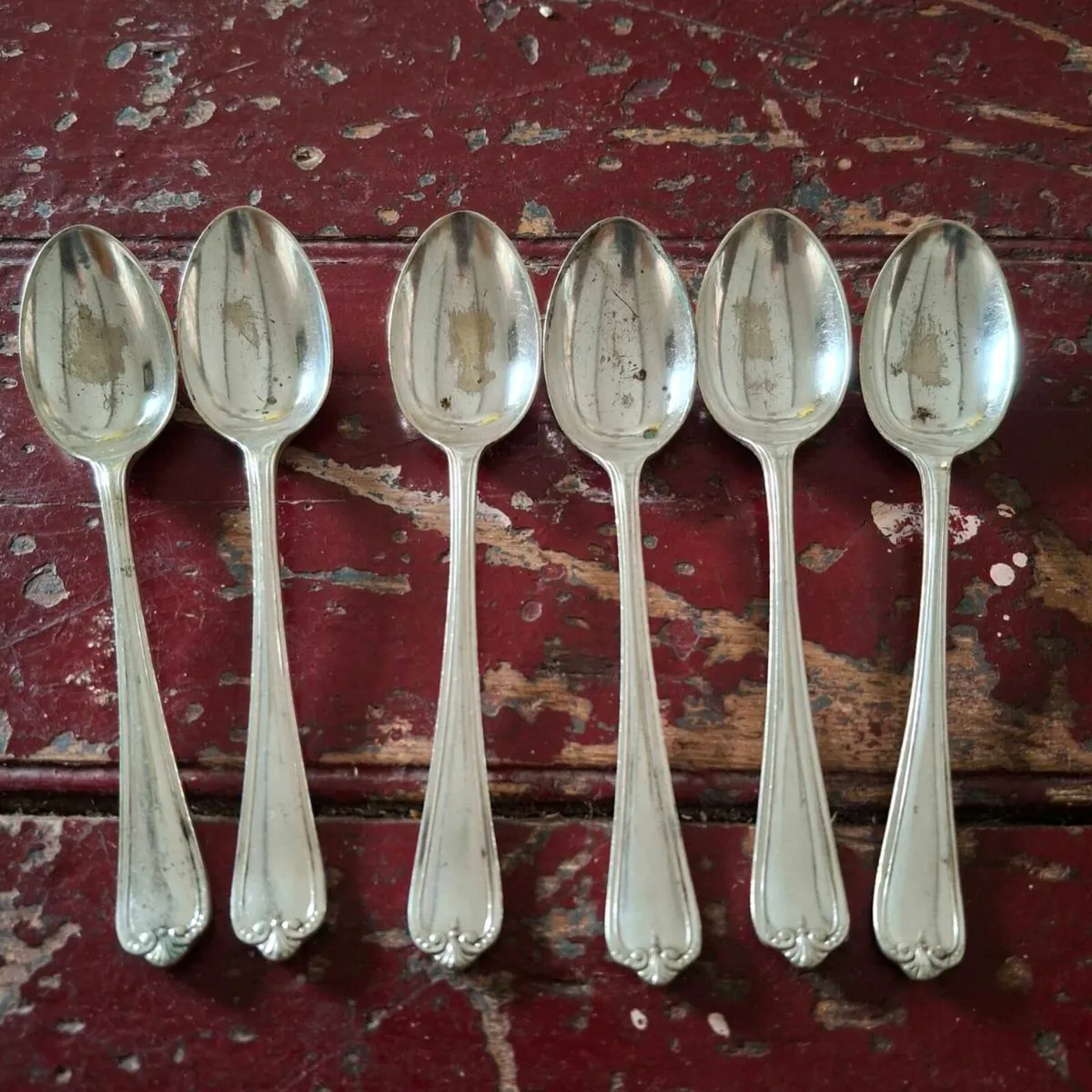Antique Silverplate Spoons - Image 4