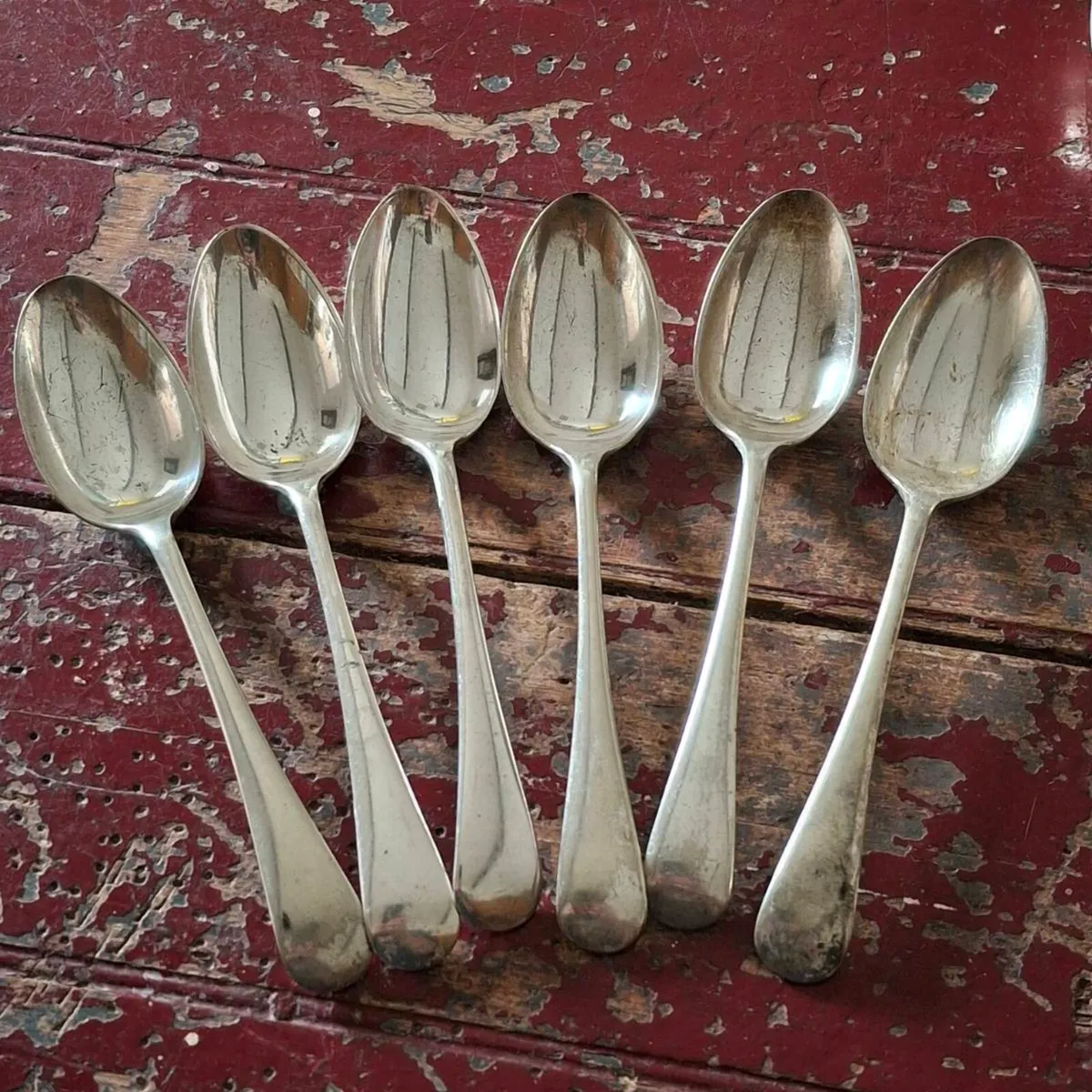 Antique Silverplate Spoons - Image 2