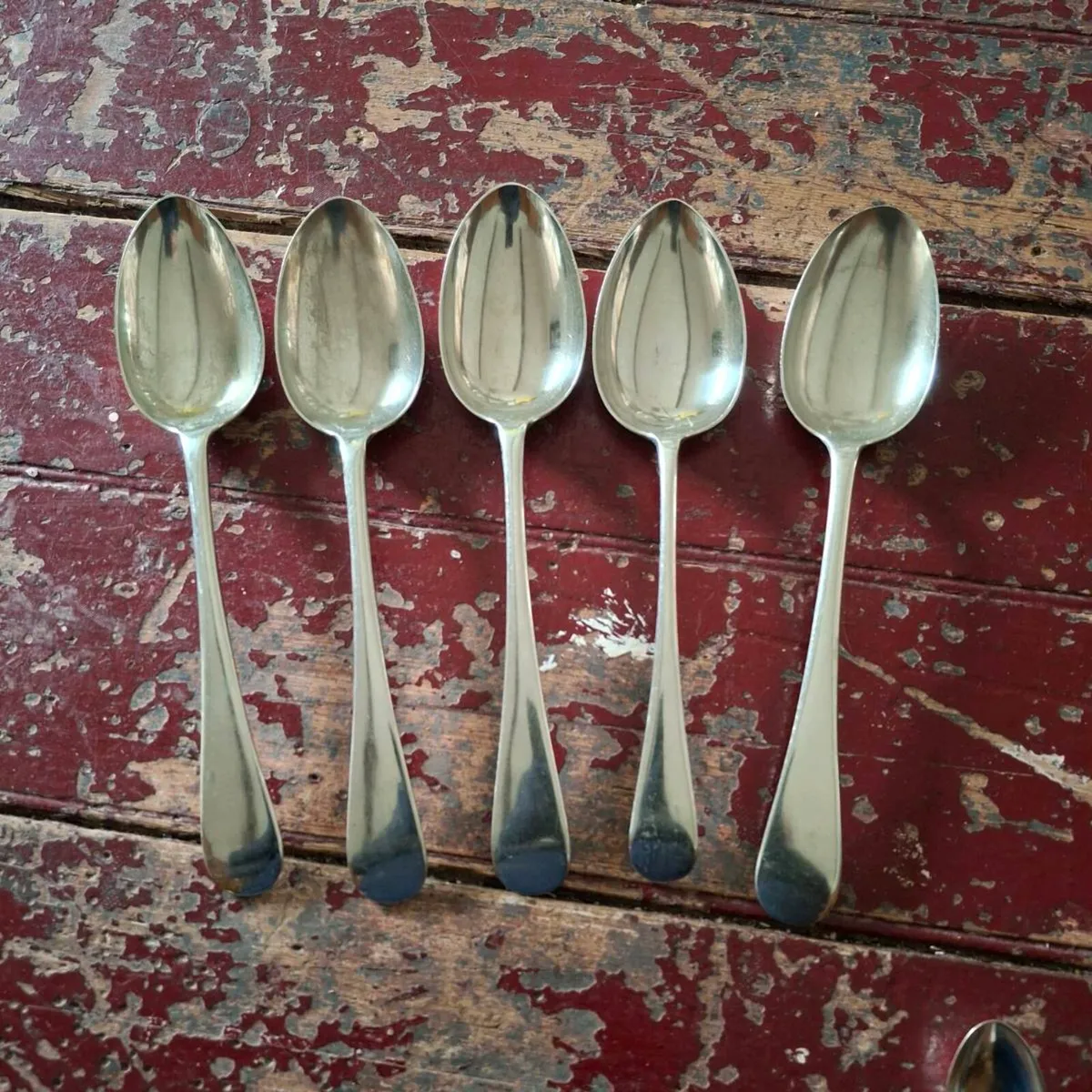 Antique Silverplate Spoons - Image 3