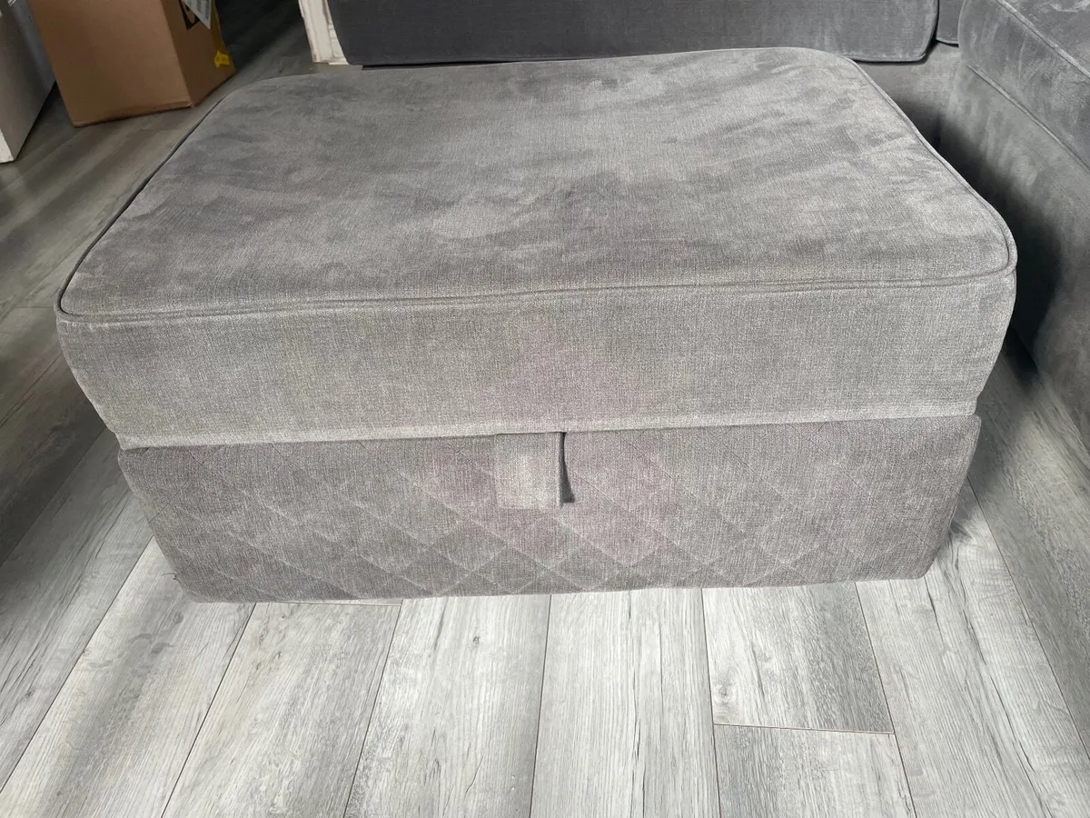 DFS Corner Couch and Storage foot rest - Image 4