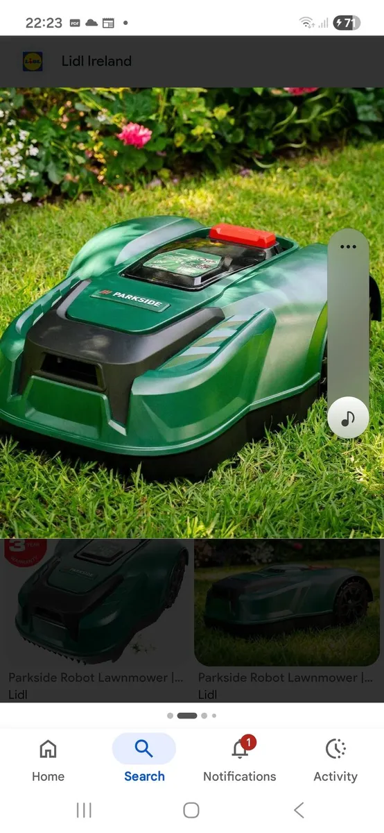 Robotic lawnmower wanted