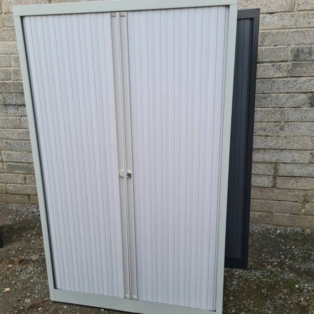 Tambour Lockable storage cabinet - Image 1