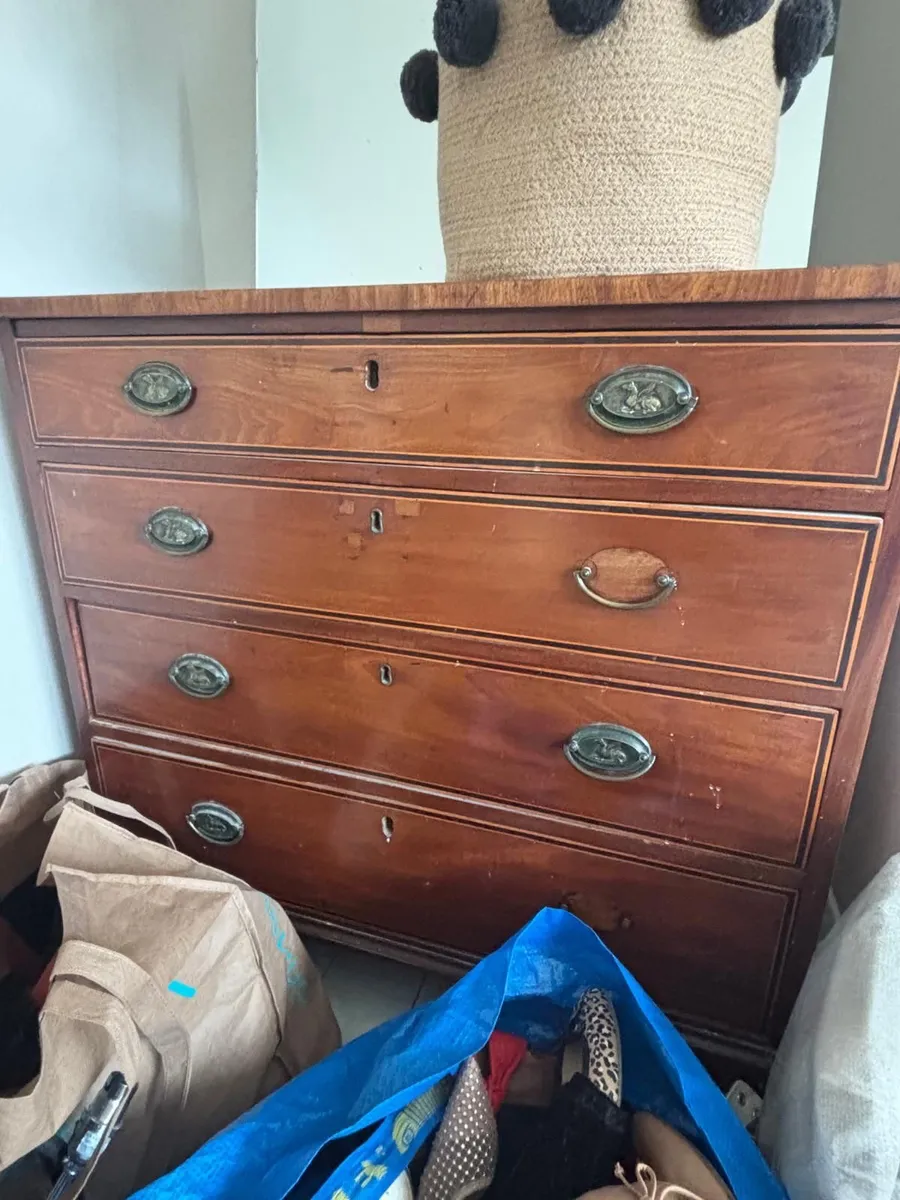 Antique mahogany dresser - Image 2