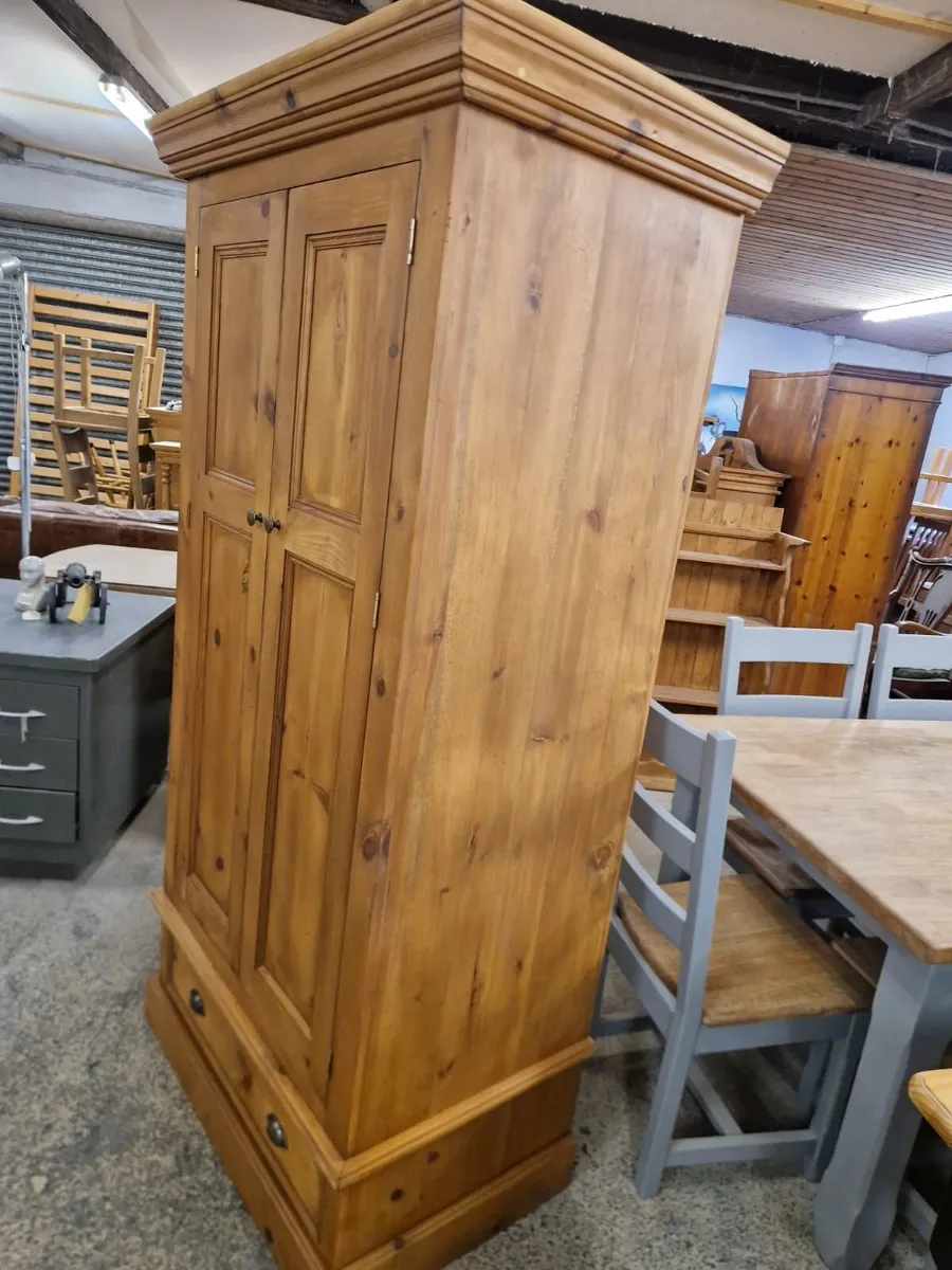 Vintage pine kitchen larder - Image 2