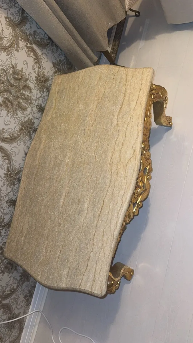 Real marble coffee table - Image 3