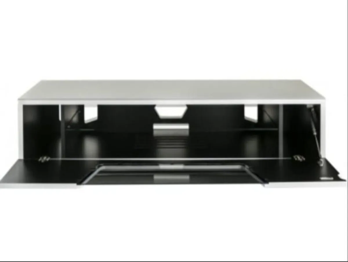 White high gloss tv coffee unit - Image 2