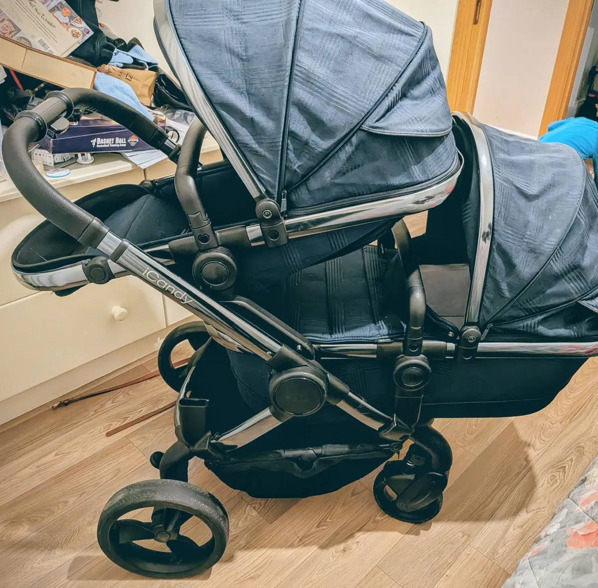 Icandy peach pram and buggy - Image 1