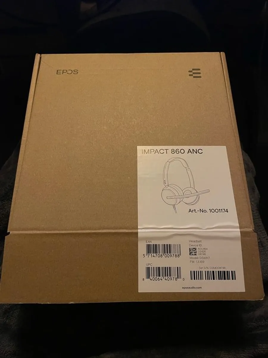 Epos Impact 860 ANC Headset Brand New - Image 4
