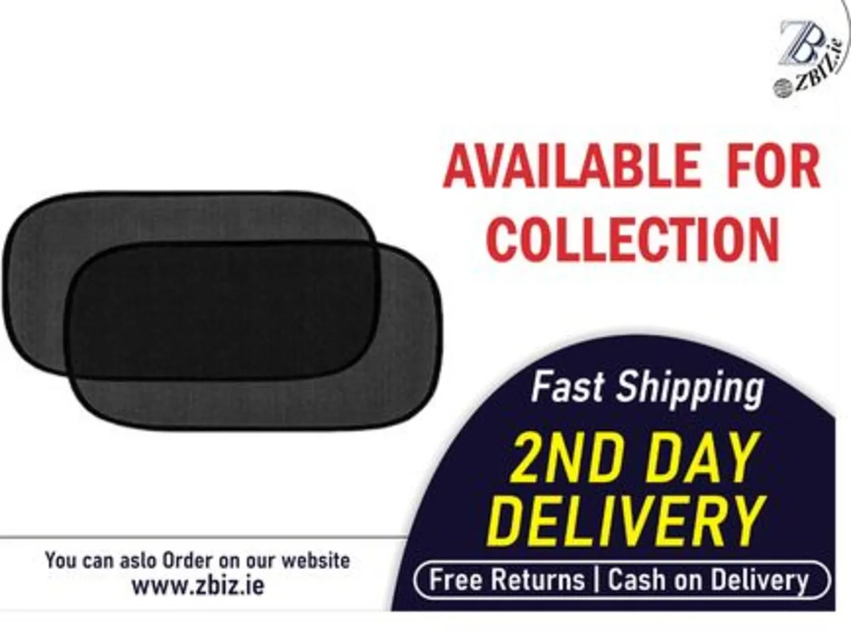 Car Sun Blinds for Kids – UV Protection Sun Shades - Image 1