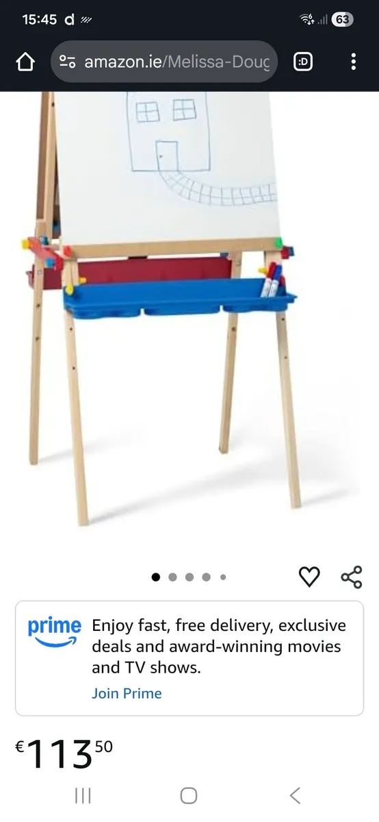 Kids easel - Image 1
