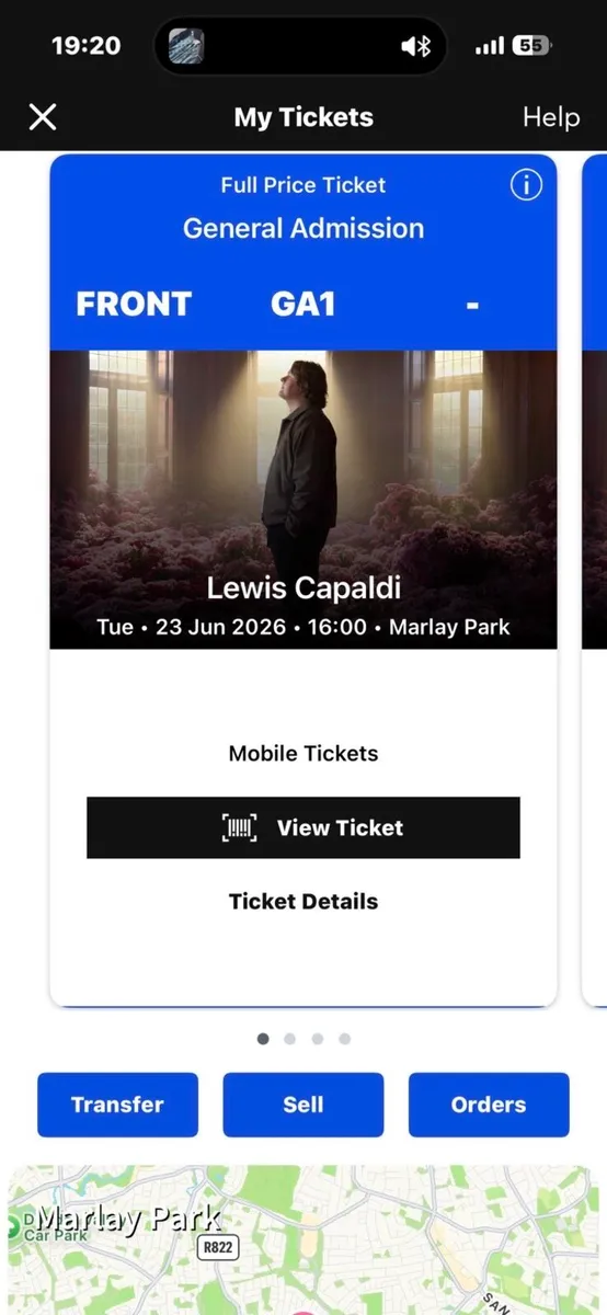 Lewis Capaldi Golden circle tickets