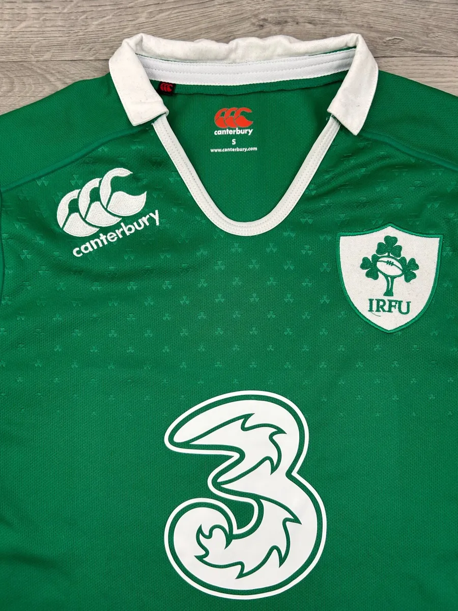 Canterbury Ireland Rugby Jersey Shirt Mens Small - Image 3