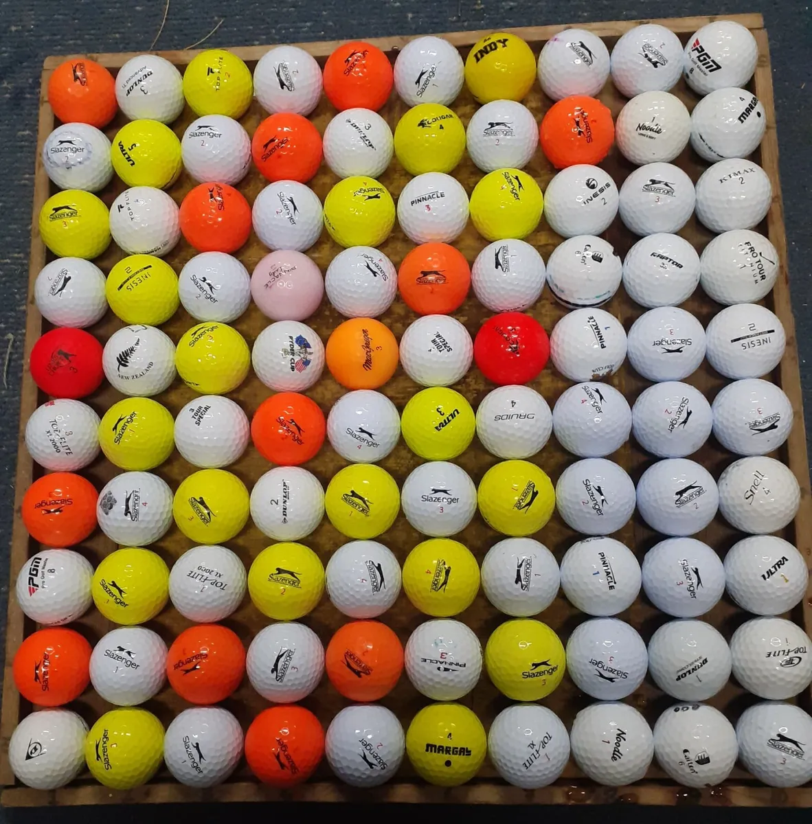 100 Grade A golf balls 40euro