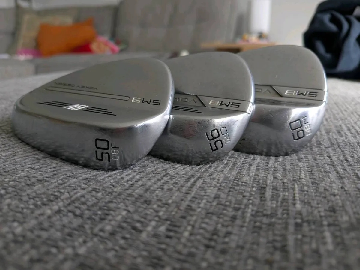 3 Vokey Wedges, SM9 50, SM8 56, SM8 60 - Image 1