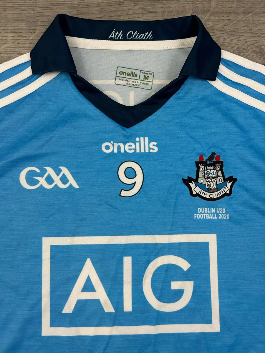 Dublin Dubs U20 Match Worn GAA Jersey Shirt M - Image 4