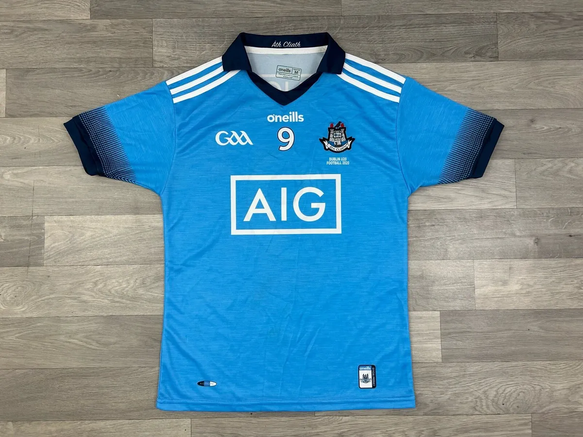 Dublin Dubs U20 Match Worn GAA Jersey Shirt M - Image 2