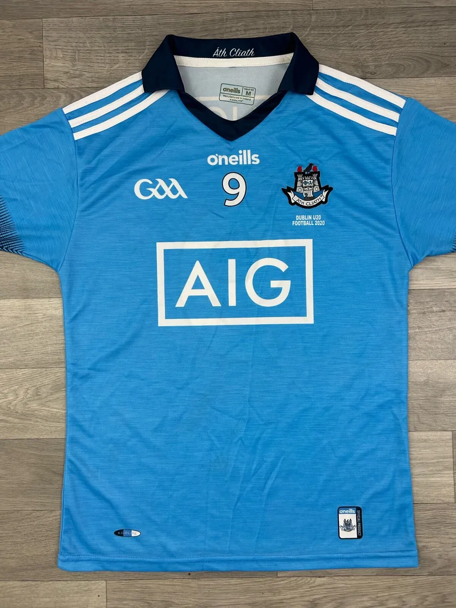 Dublin Dubs U20 Match Worn GAA Jersey Shirt M - Image 3
