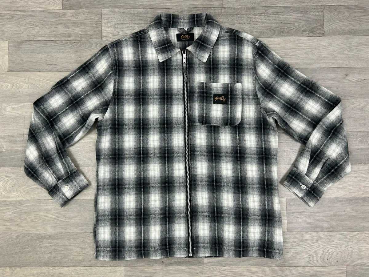 Stan Ray Flannel Check Jacket Mens S/M - Image 1
