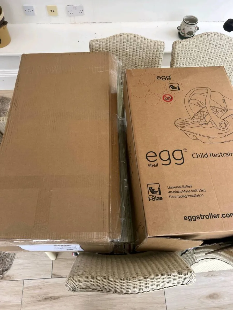 Egg Shell i-Size Car Seat + ISOFIX Base –Brand New - Image 2