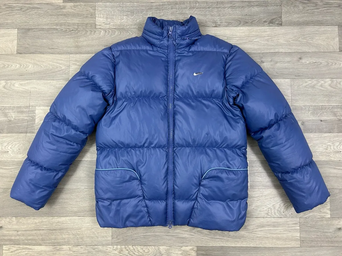 Vintage 2000s Nike Down Puffer Jacket Womens M - Image 1