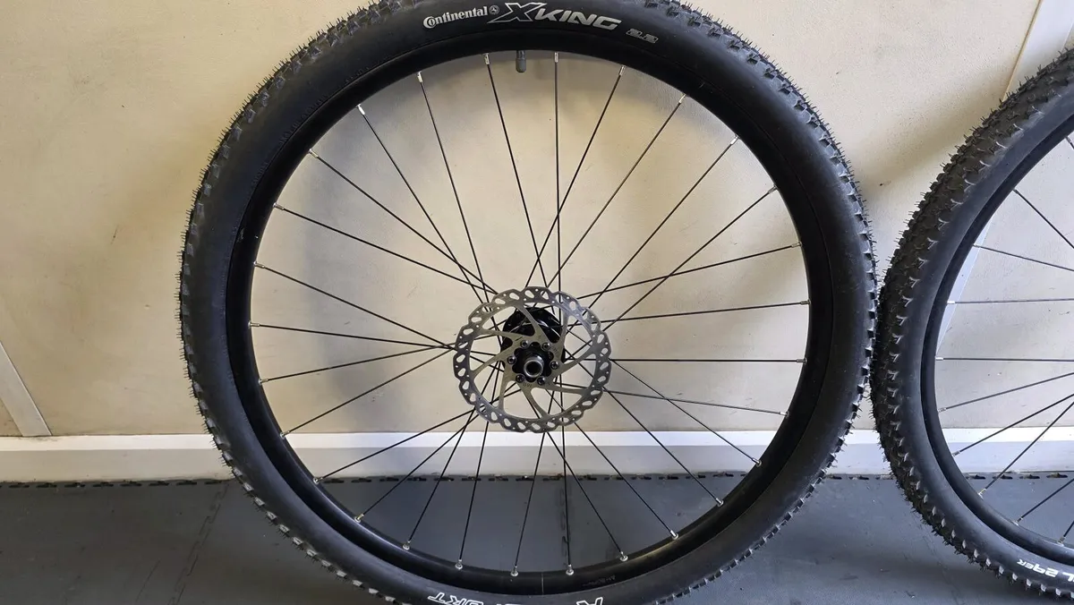 29” MTB Wheels Thru Axle Continental Tyres - Image 3