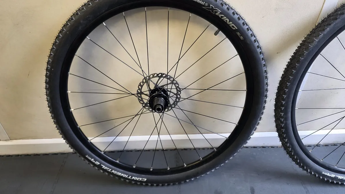 29” MTB Wheels Thru Axle Continental Tyres - Image 4